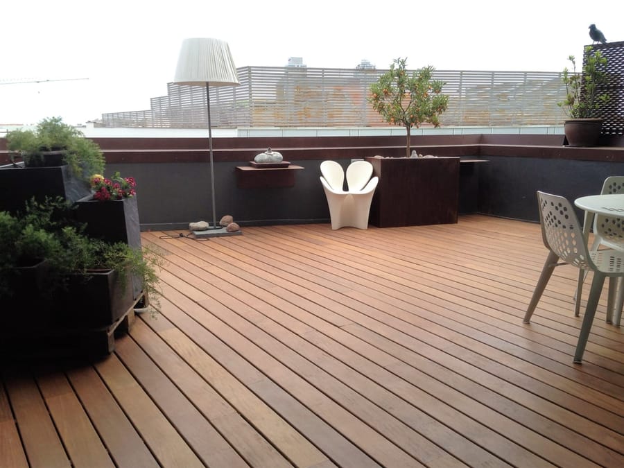 Tarima exterior en terraza 7 en El Prat de Llobregat