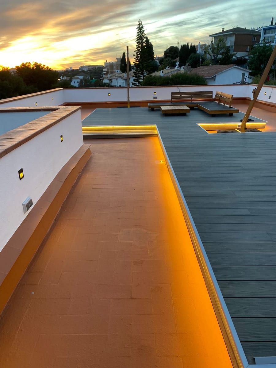 Tarima exterior en terraza 11 en El Prat de Llobregat