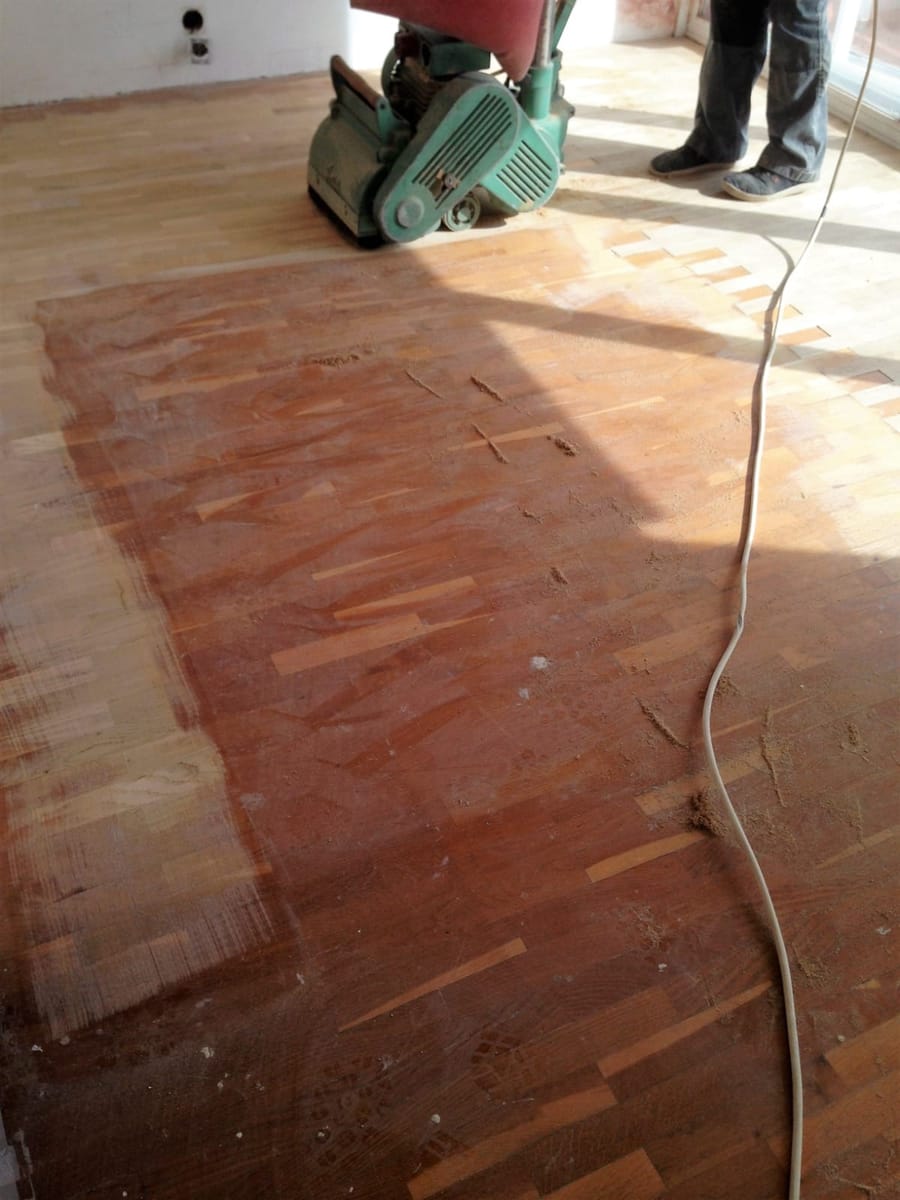 Pulido de parquet 2 en El Prat de Llobregat